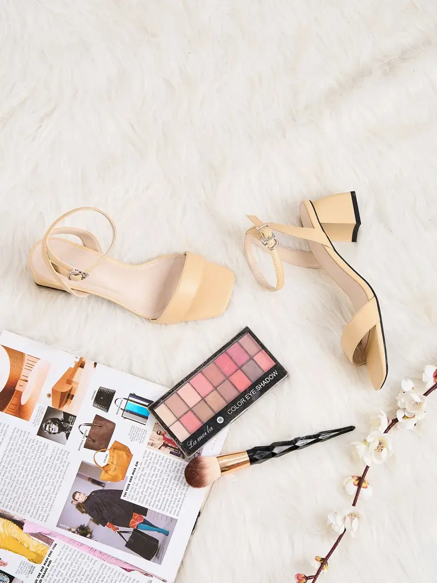 Giầy nữ sandal êm chân nữ tính - Be - 35