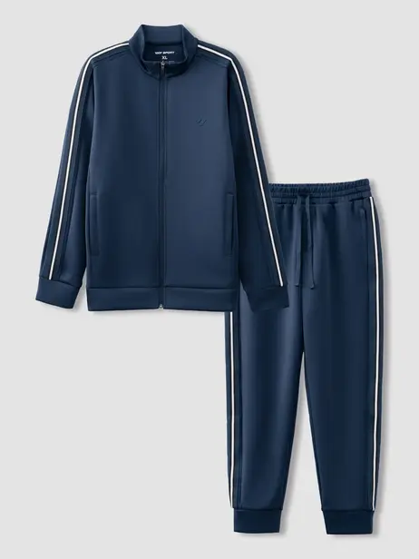 Bộ Đồ Nỉ Nam Thể Thao Phối Dây Dệt