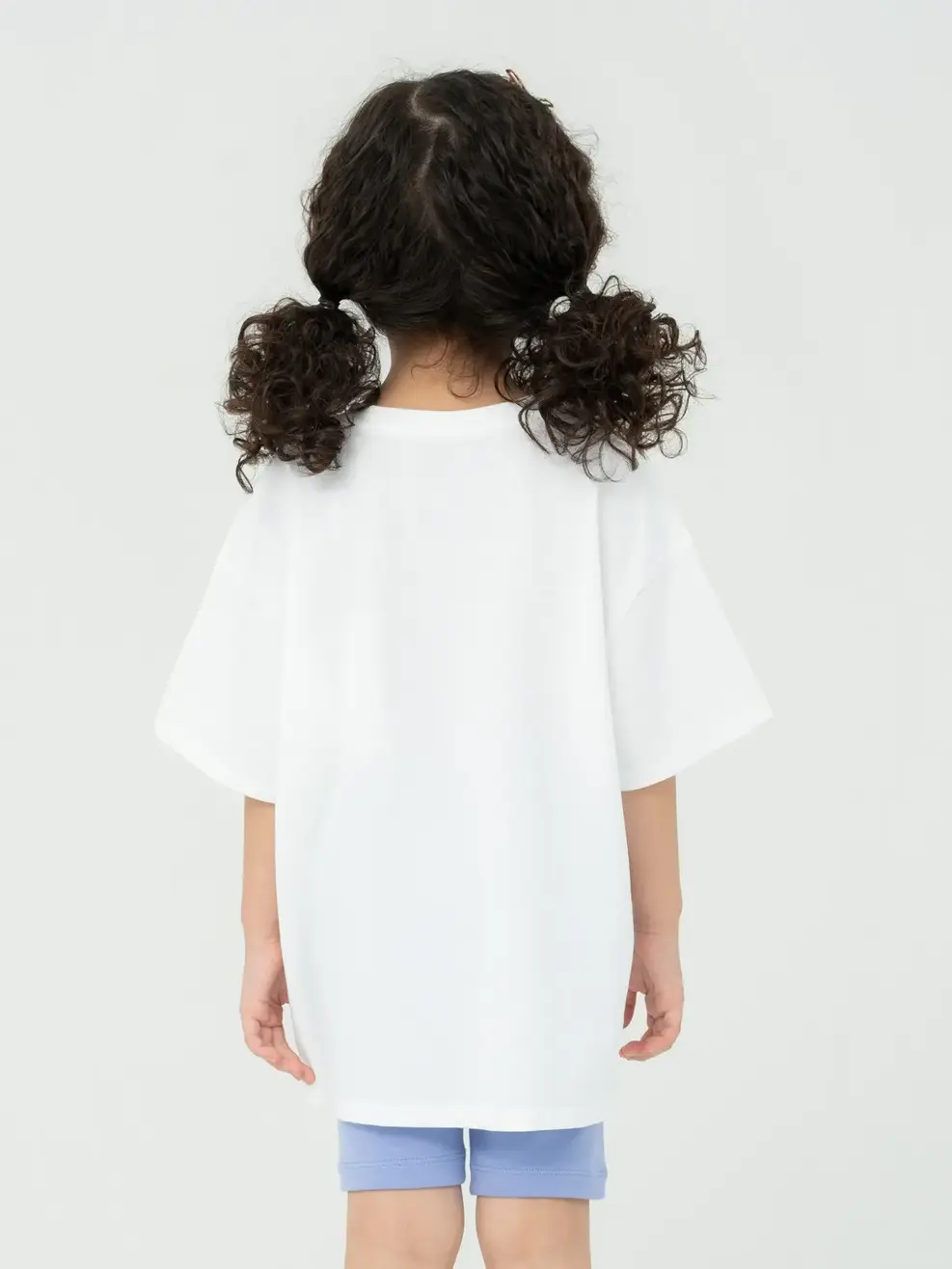 Đồ Bộ Kid Áo Rộng Quần Leging - Trắng tím - 2