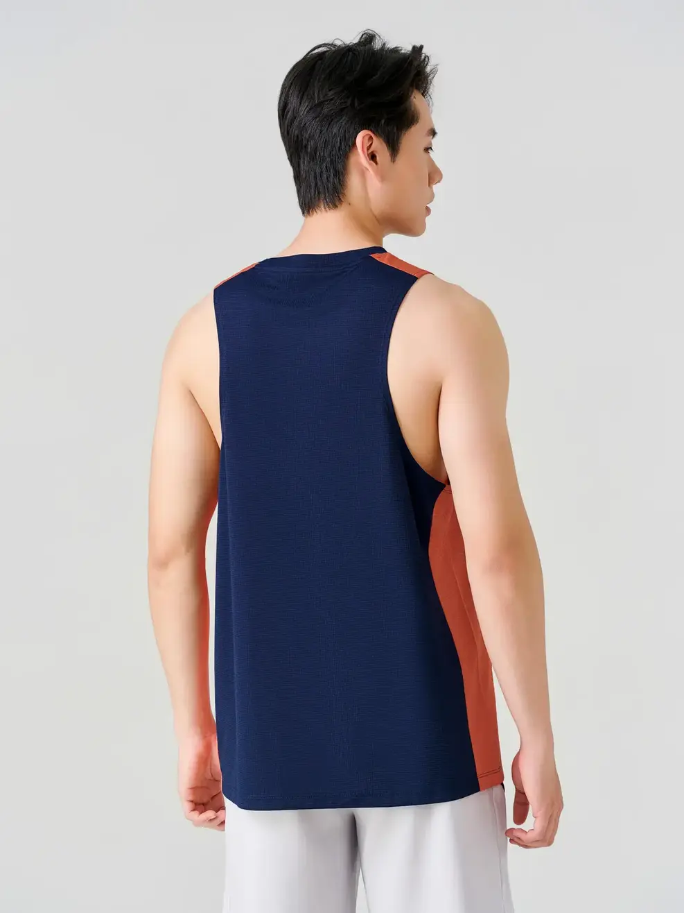 Áo Ba Lỗ Thể Thao Phối Màu  - Navy 008 - M