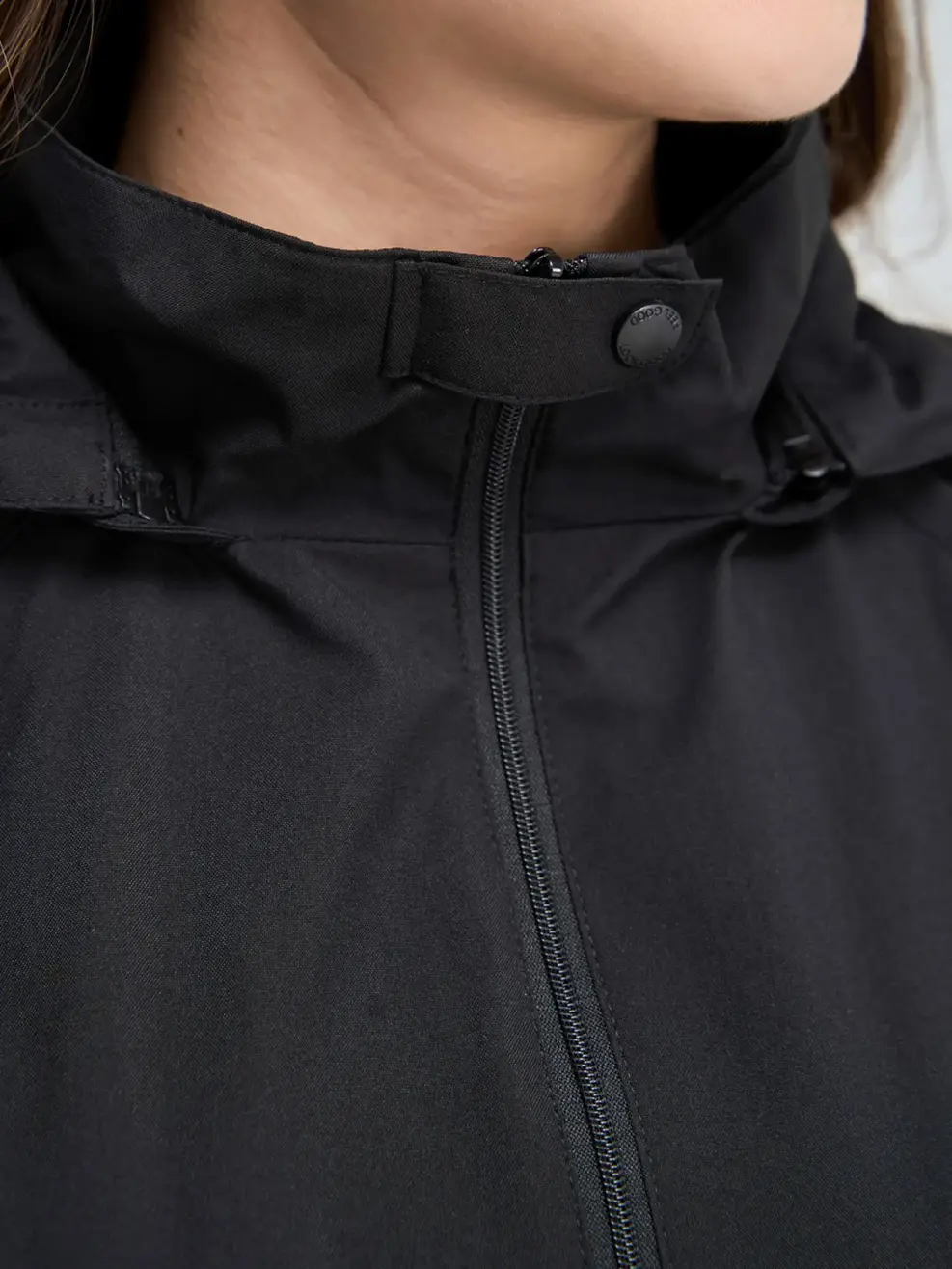 Áo khoác nữ phối lưng - Đen - XL