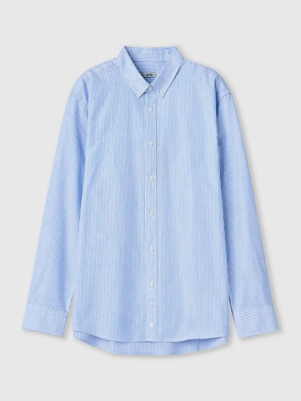 Áo Sơ-mi nam oxford kẻ sọc - Kẻ xanh da trời 180 - M