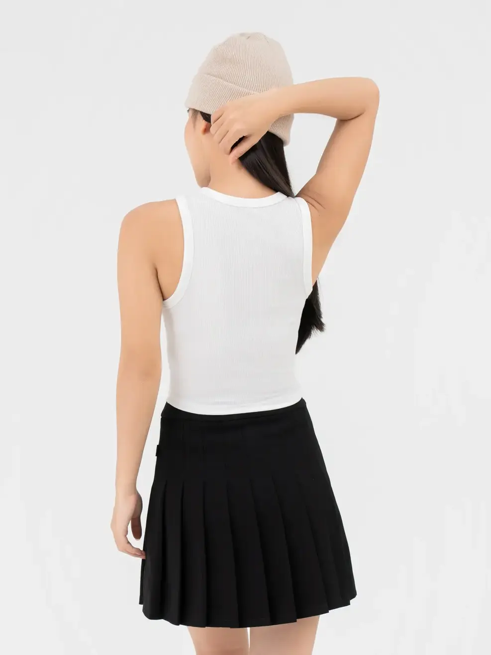 Áo 3 Lỗ Nữ Thun Tăm Hách Dáng - Trắng - S