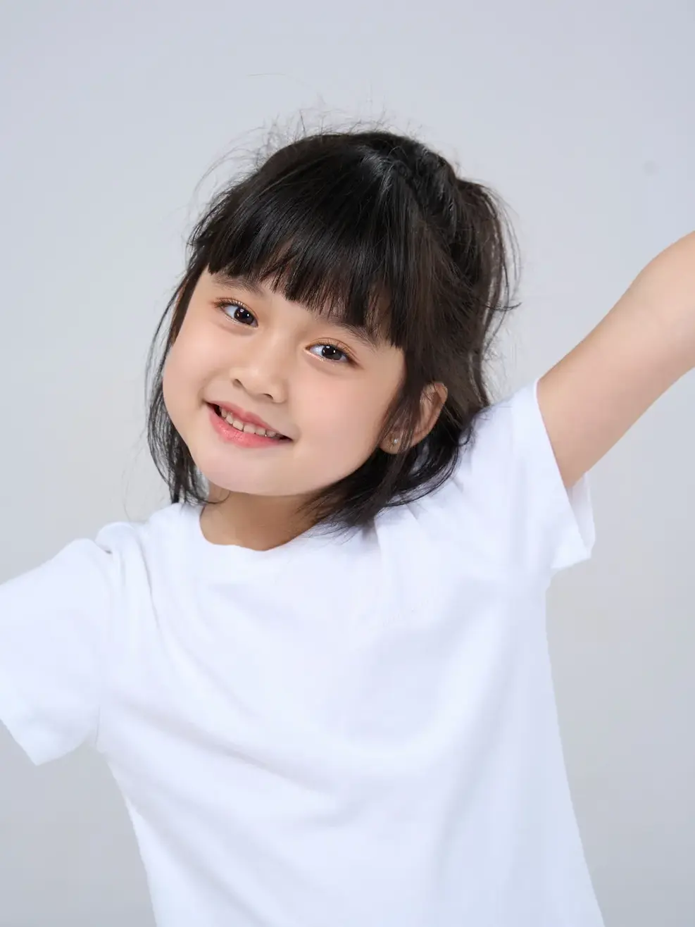 Áo thun kid nhỏ in look good feel good - Trắng - 2