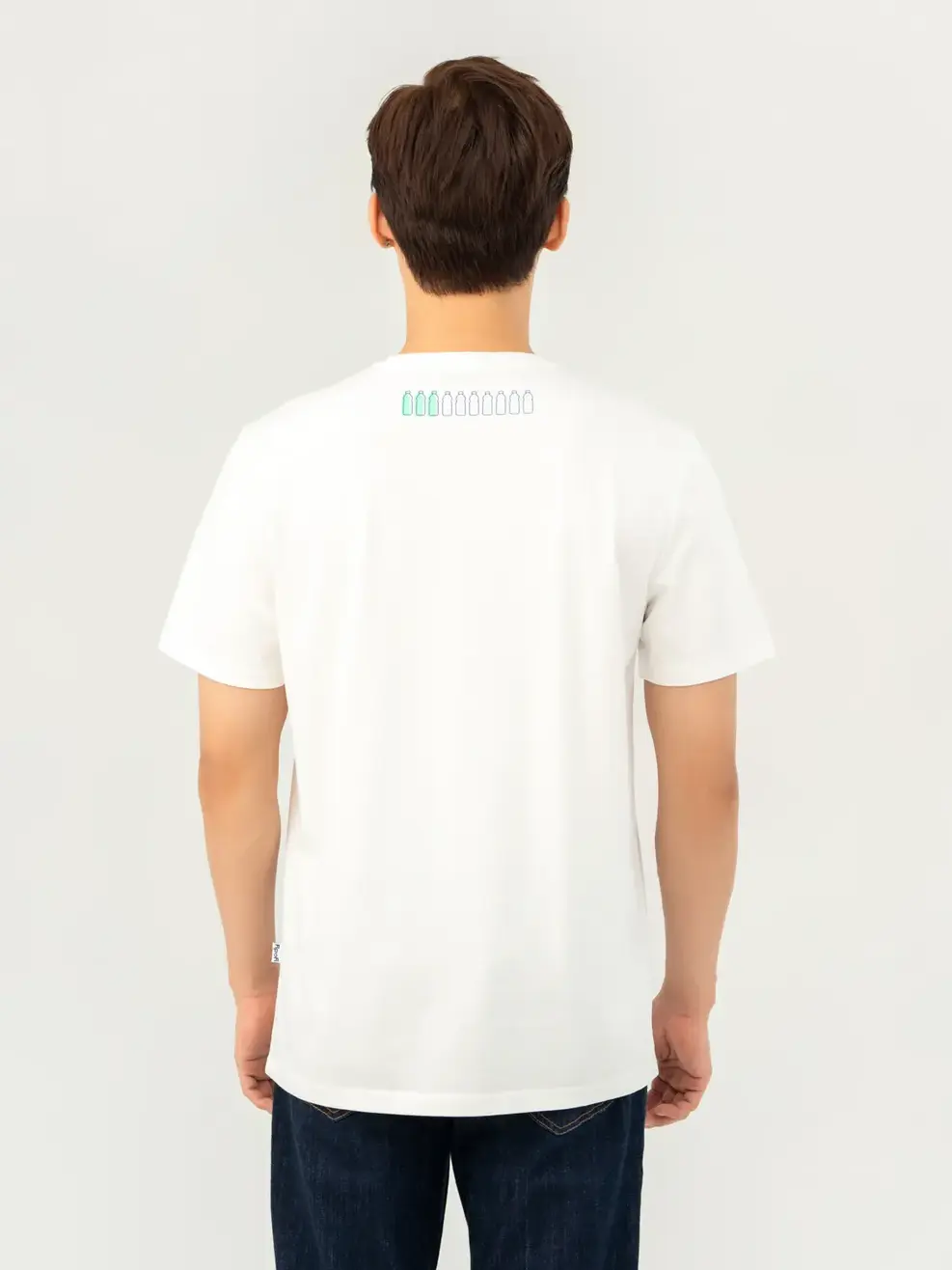 T-shirt Nam  Recycle In Cleanse - Trắng 1 - M