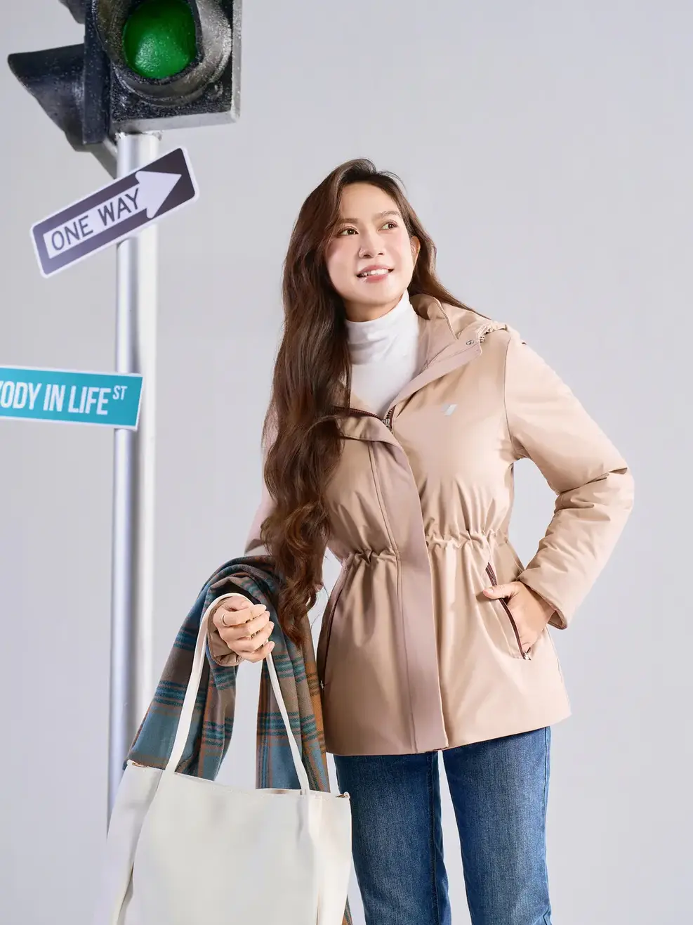 Áo Phao Vip Nữ Chần Ẩn Siêu Ấm - Nâu 111 - S