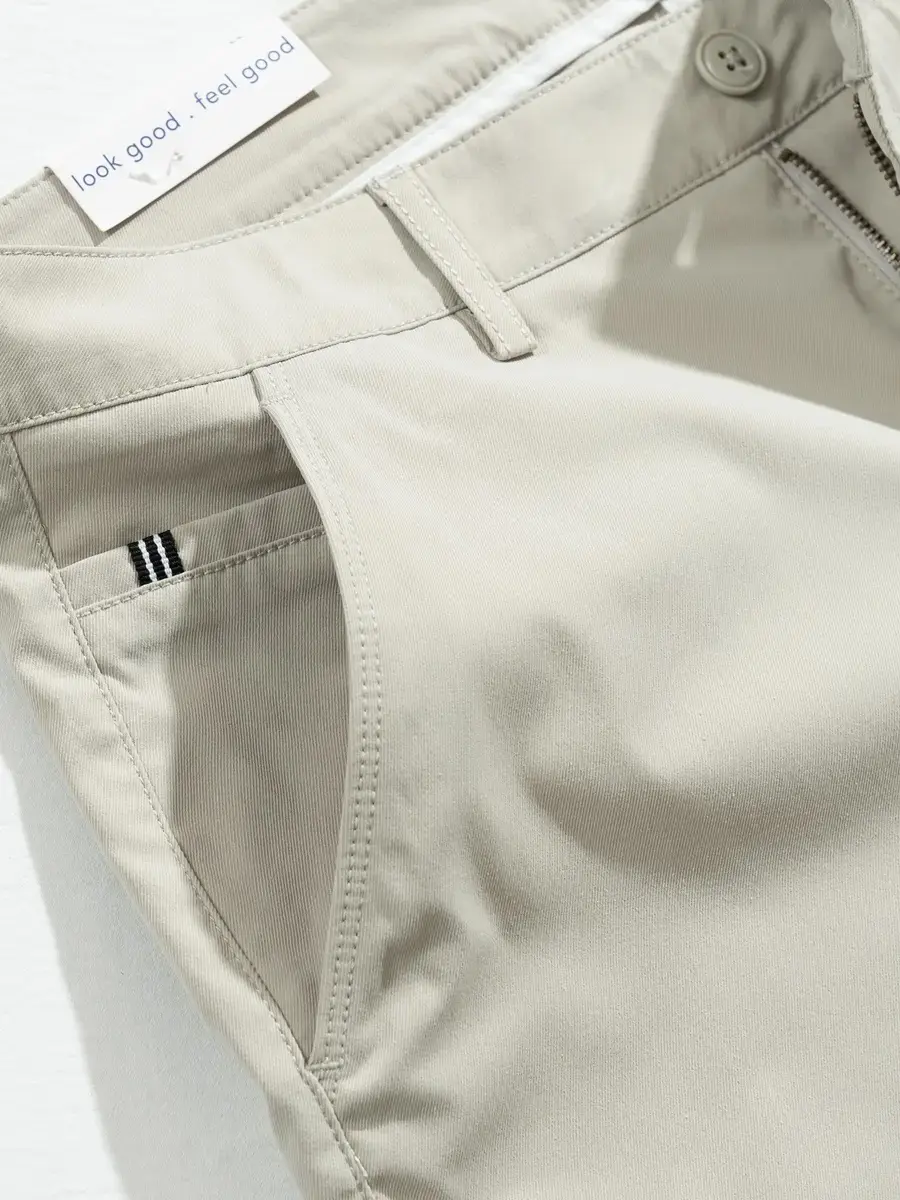 Quần Sooc Nam Phối Túi Sườn - Ghi Sáng - 34