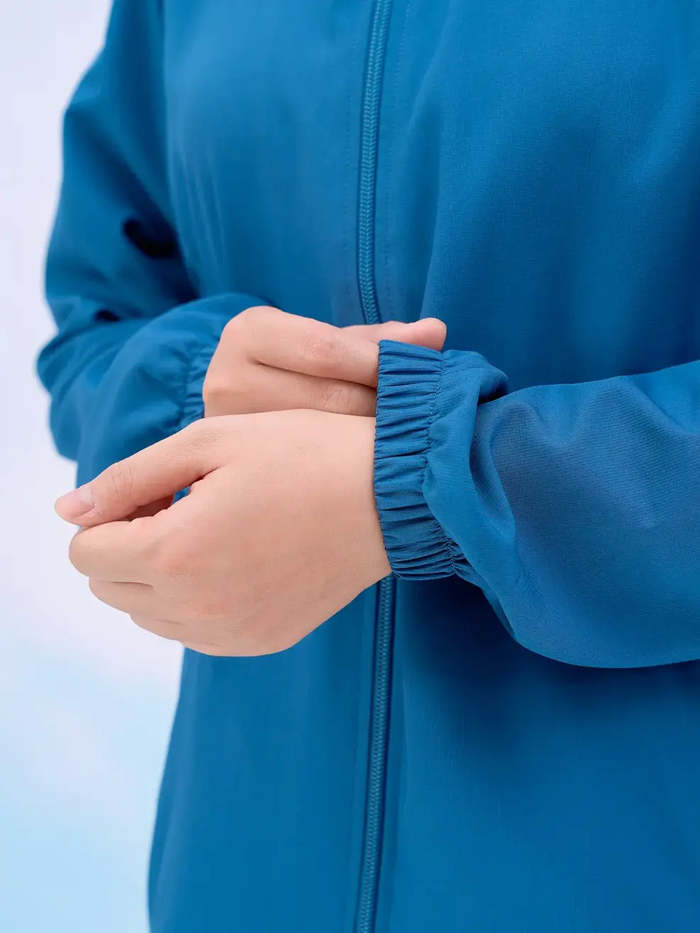 Áo khoác gió nữ trượt nước thông minh - Xanh than - S