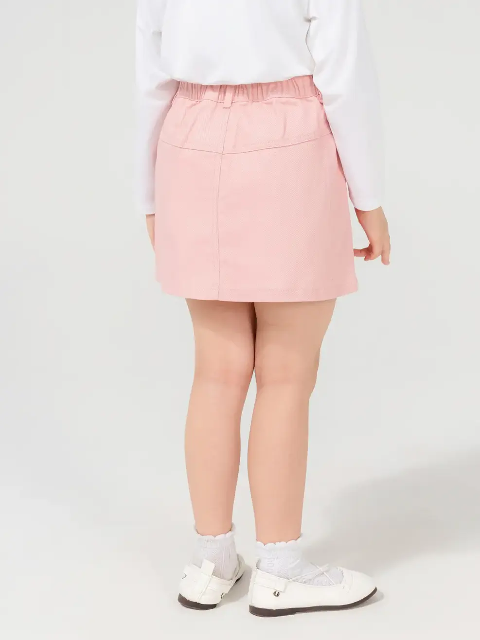 Chân Váy Kid Xếp Li - Hồng - 2-3