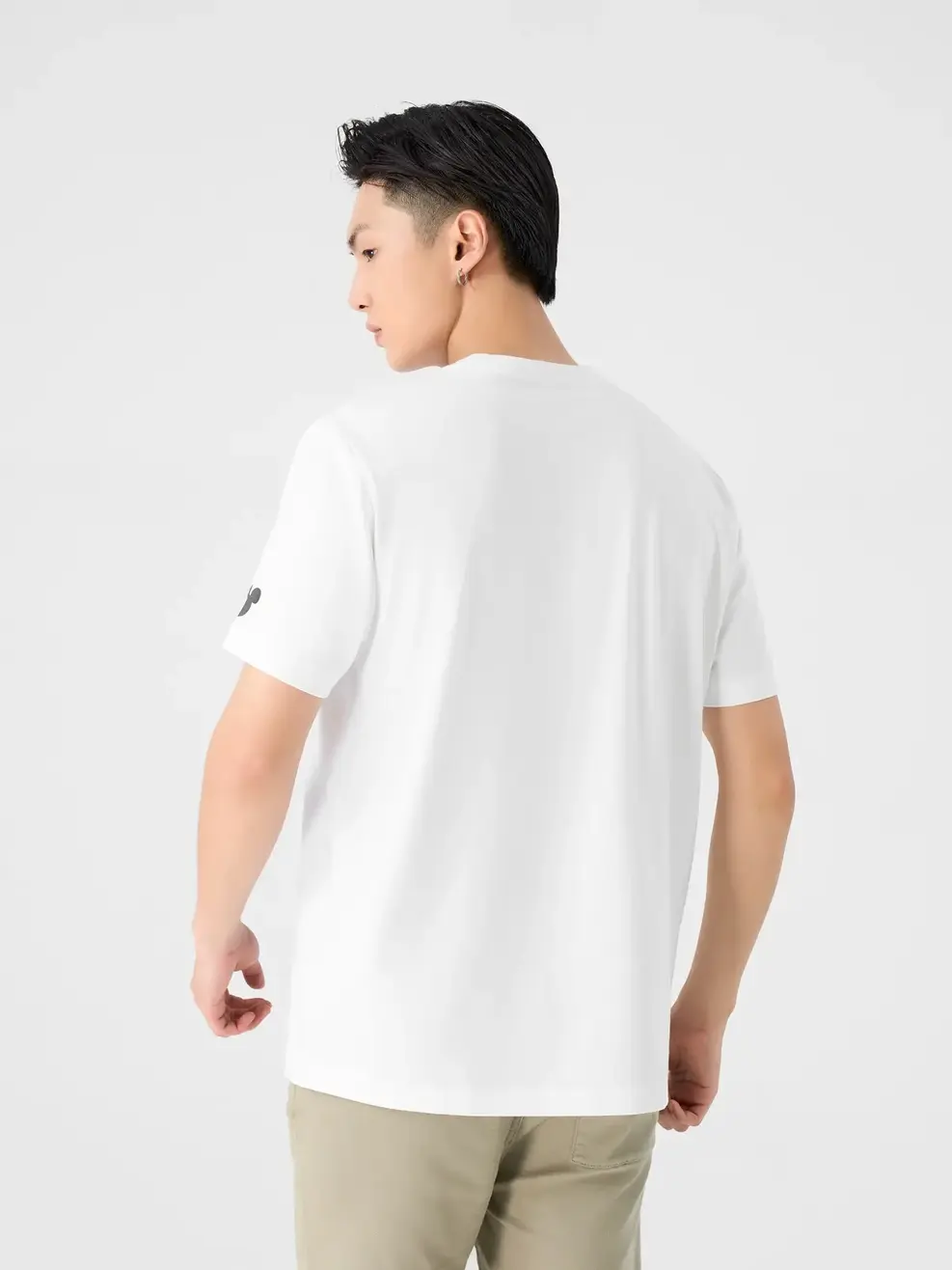 Áo Phông Nam In Mickey Mouse - Trắng - M