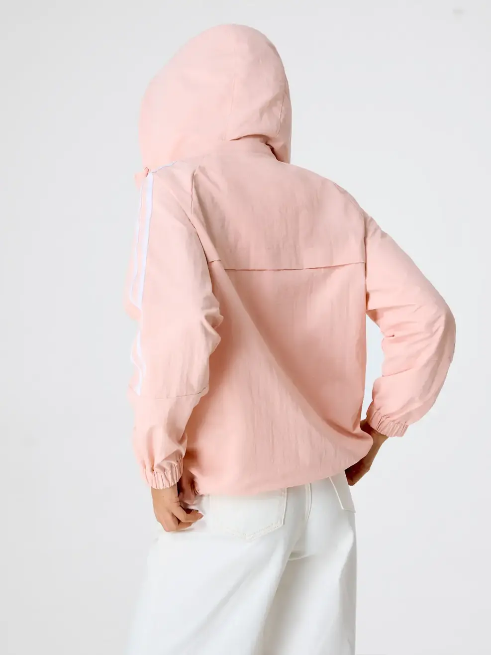 Áo Khoác Gió Nữ Dáng Rộng Phối Dây Dệt - hồng 047 - S