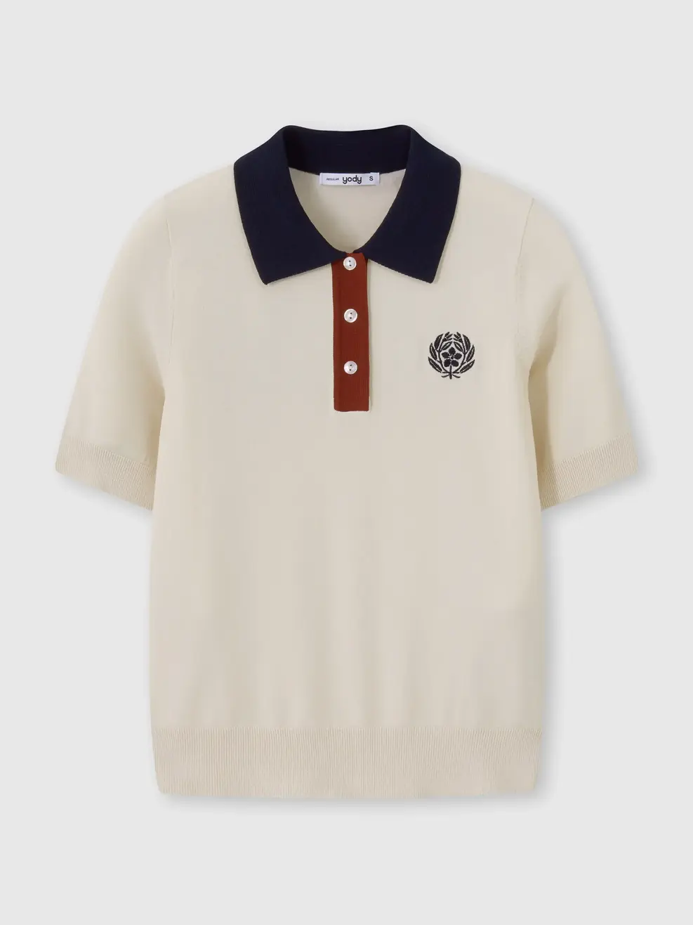 Áo Len Polo Nữ Phối Màu Bo - Combo Be 090 - S