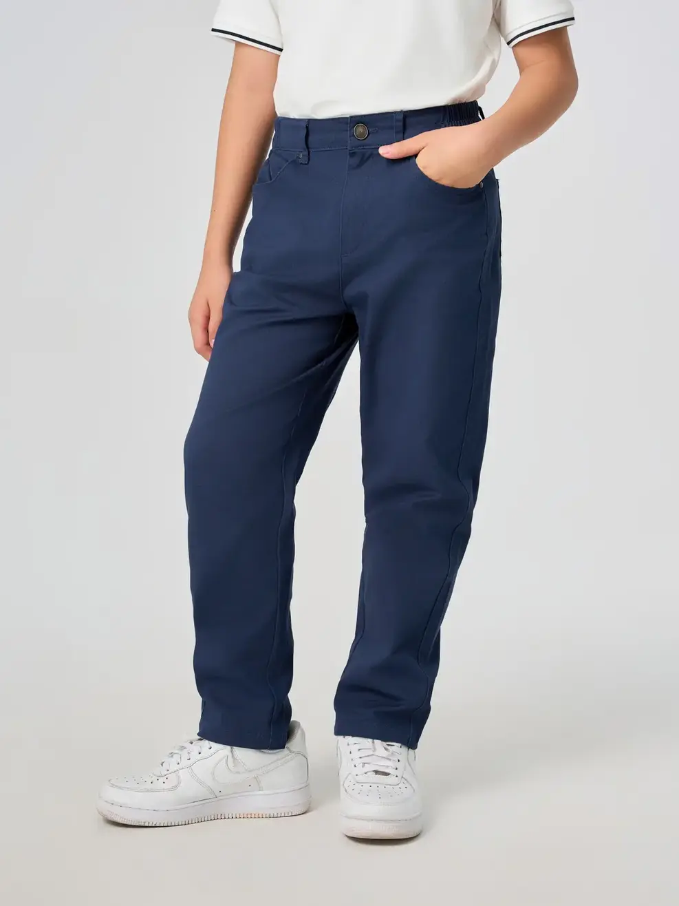 Quần Khaki Cơ Bản - Navy 008 - 10-11