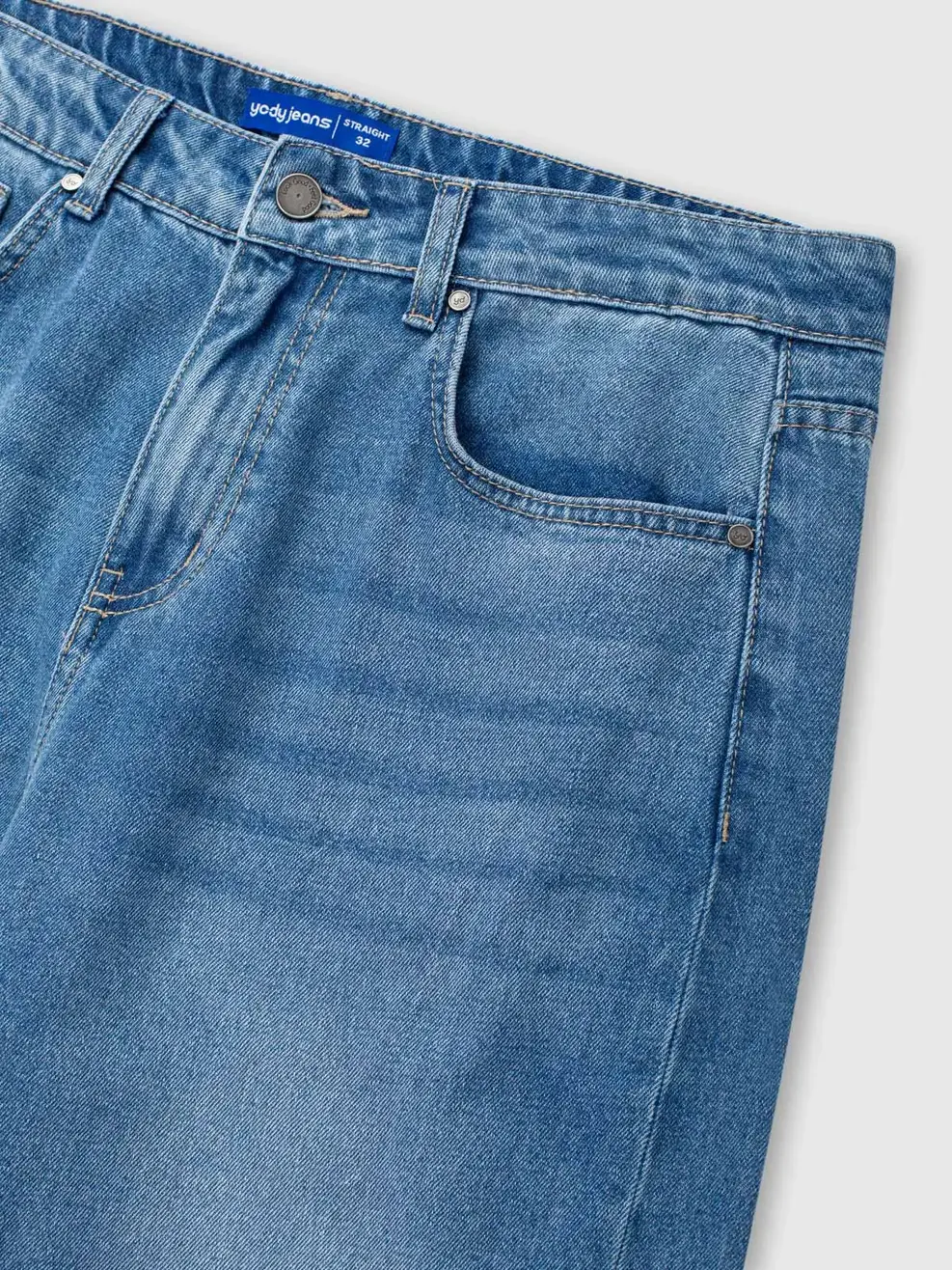 Quần Jeans Nam Straight Denim – Urban Indigo - Màu chàm 002 - 32