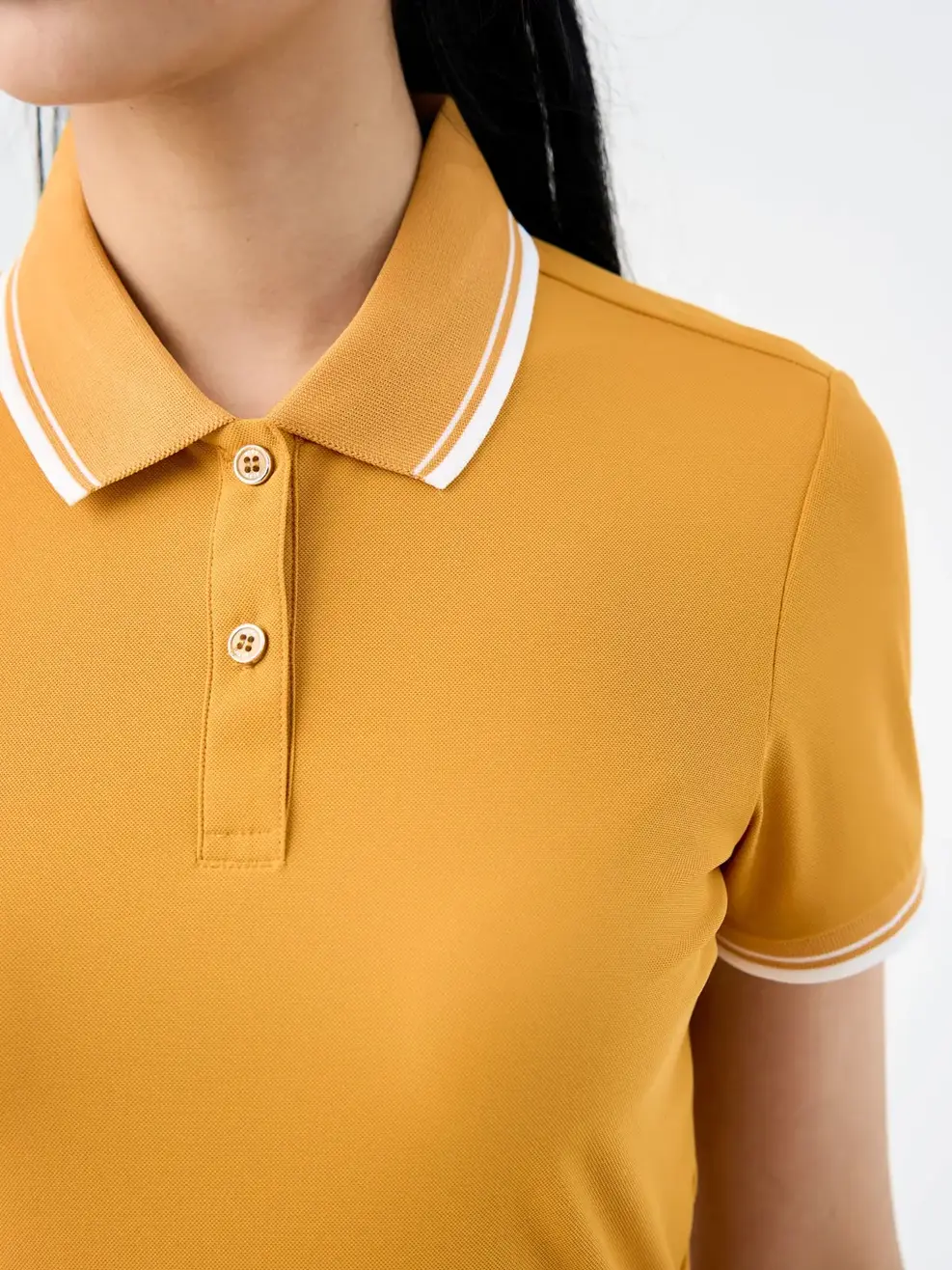 Áo Polo nữ Airycool - Vàng - M