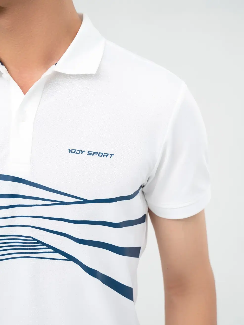 Polo Nam Yody Sport - Trắng - L