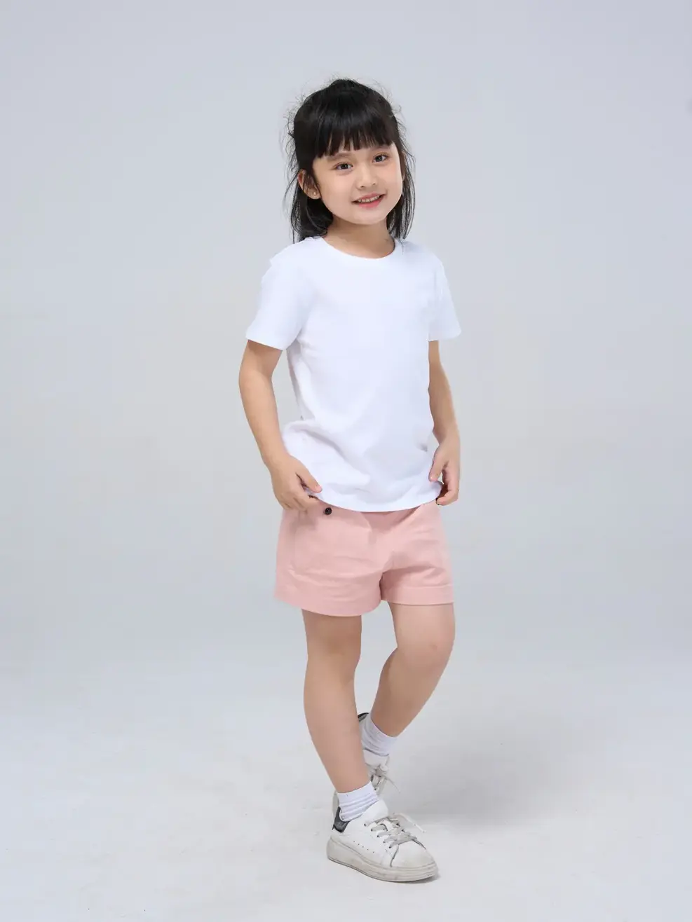 Áo thun kid nhỏ in look good feel good - Trắng - 2