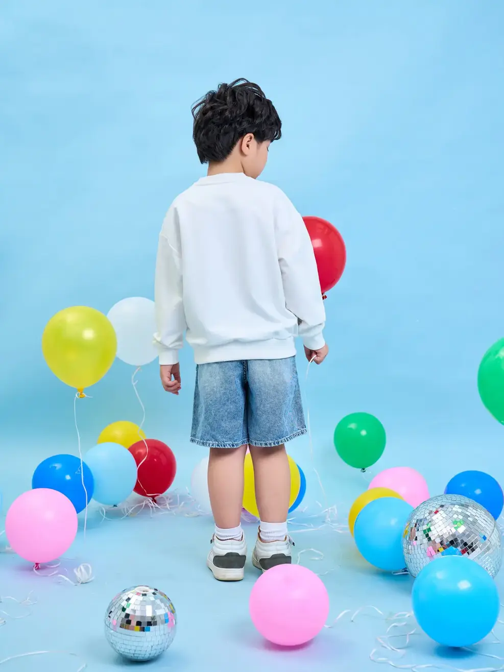 Áo nỉ kid Lion King - Trắng - 2