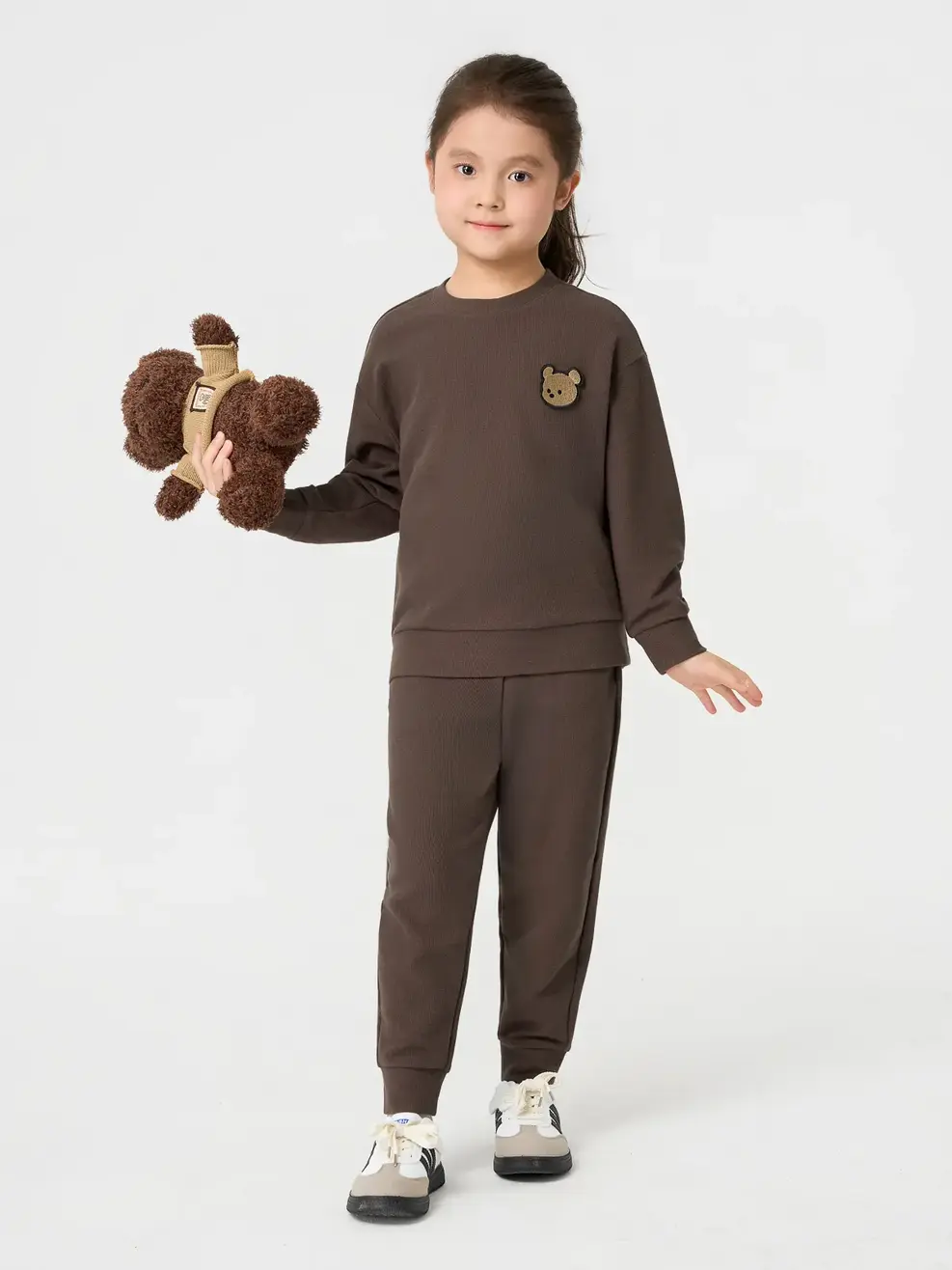Bộ Đồ Thêu Gấu - NÂU 093 - 110
