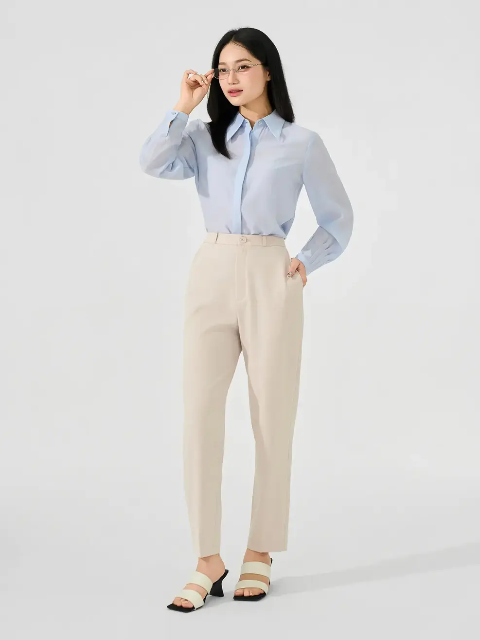 Quần baggy essential - Be 006 - S