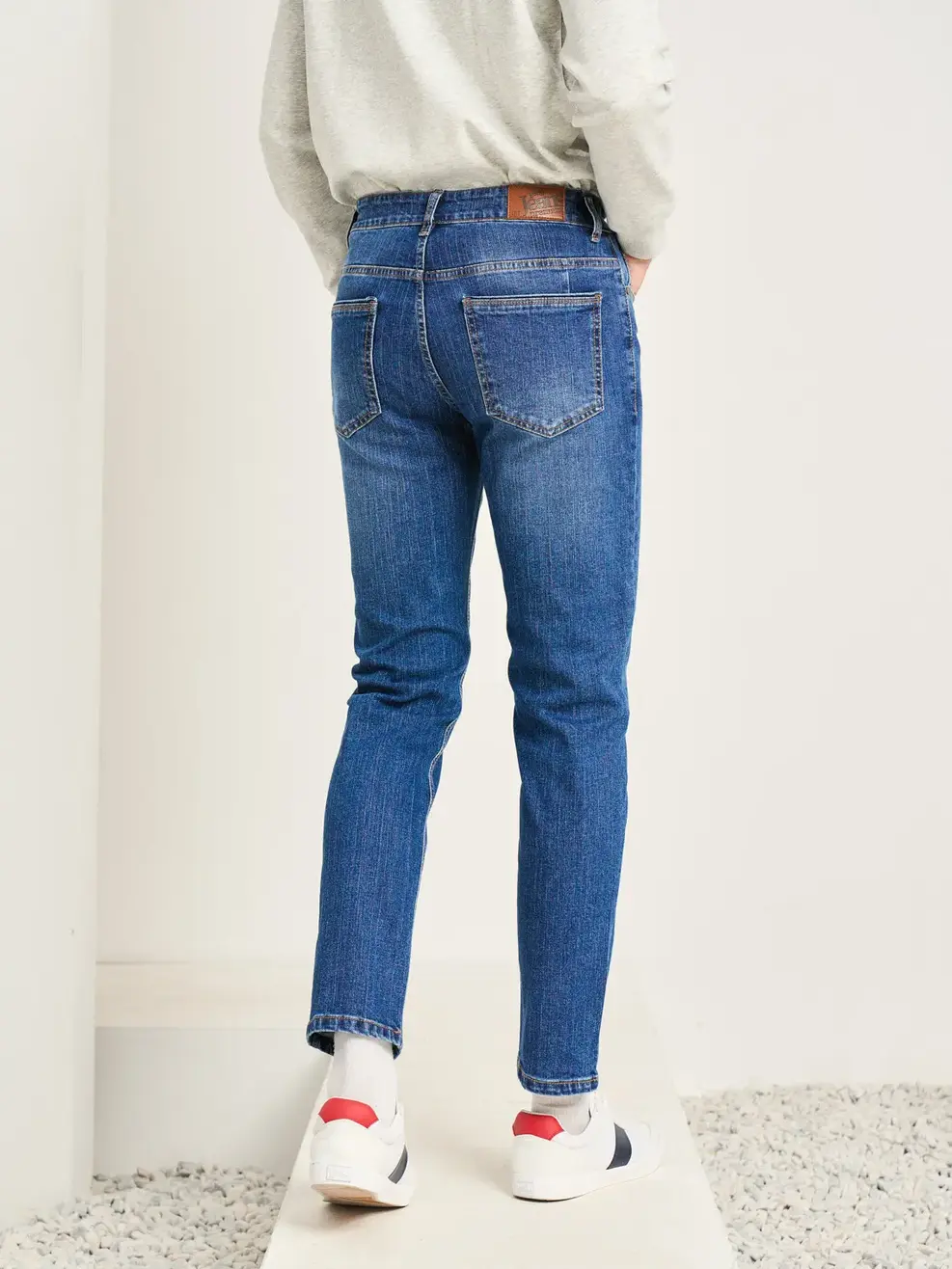 Quần Jeans Nam Slim Cotton Usa 79 - Xanh - 28