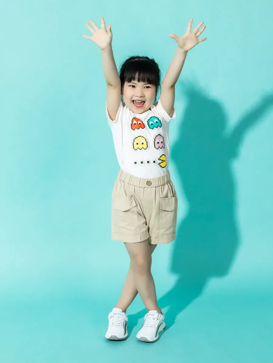 Quần sooc kid túi ốp nắp giả - Be - 6