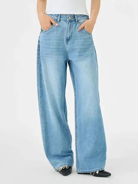 Quần Jeans Nữ Barrel Light Weight