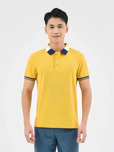 Polo Nam Cafe Dệt Tổ Ong Bo 3 Màu