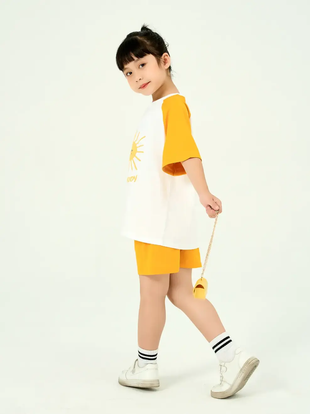 Bộ kid cầu vồng love yody - Vàng Chanh - 2
