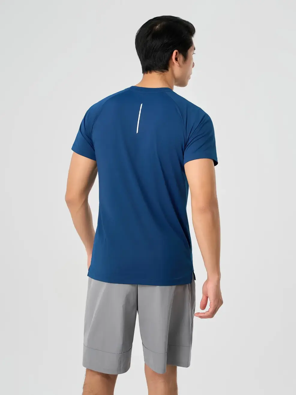 Áo Phông Tay Raglan Dải Chỉ - Navy 013 - M