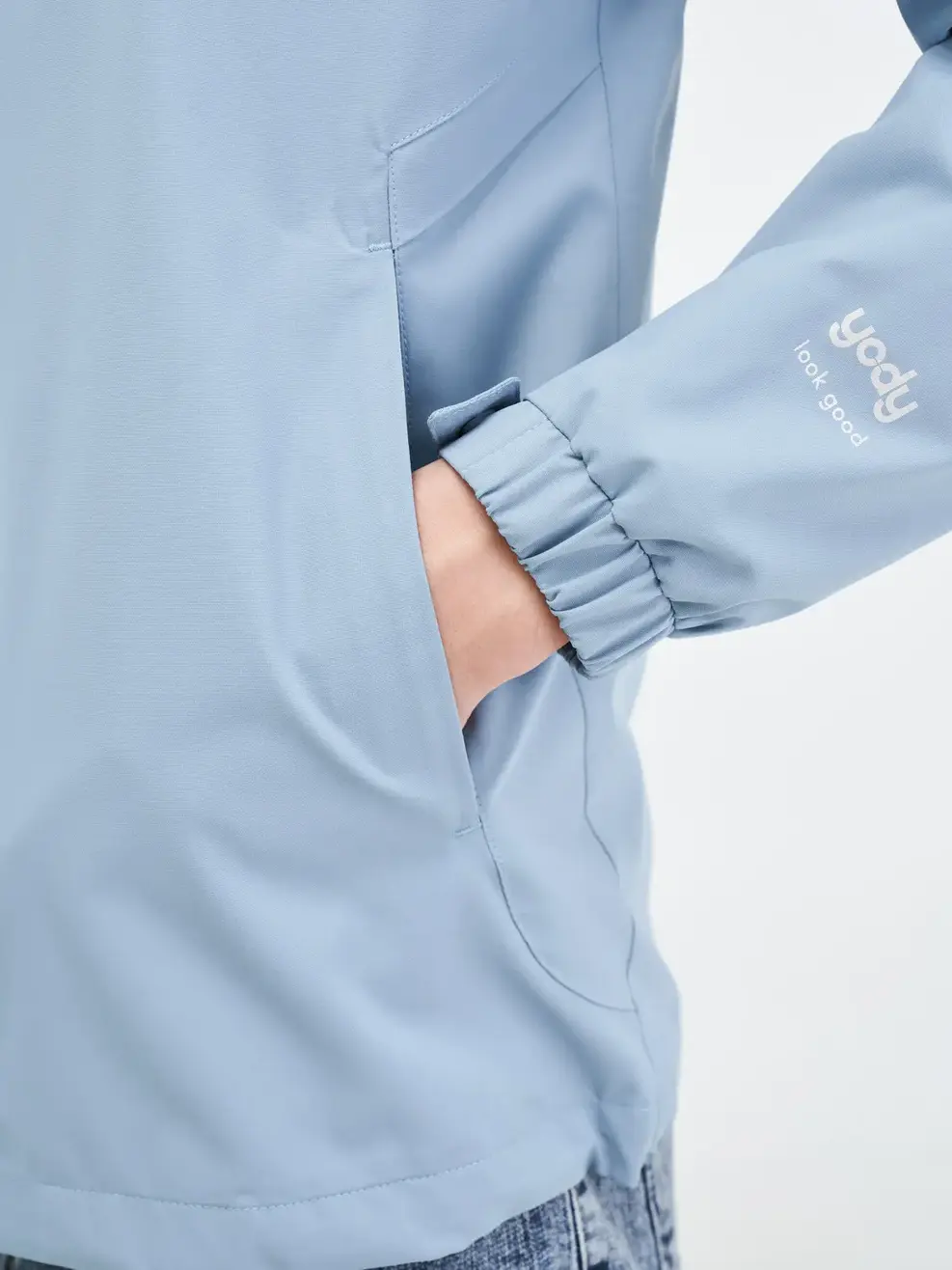 Áo khoác nam súp sườn - Xanh trời - XL