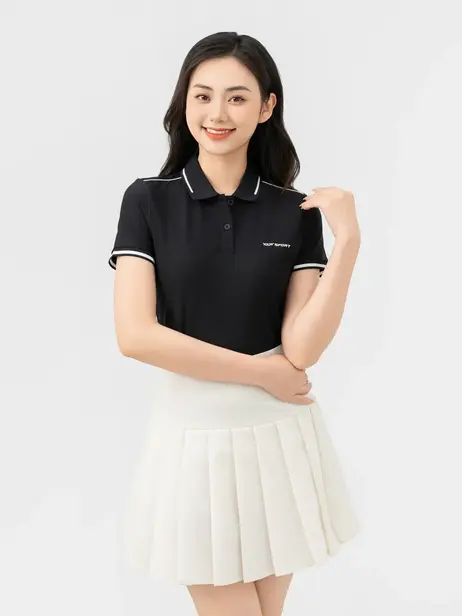 Polo Thể Thao Nữ Phối Lé Nổi Bật