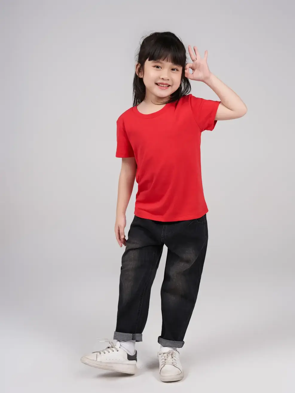 Áo kid nhỏ LOGO YODY - Đỏ - 4