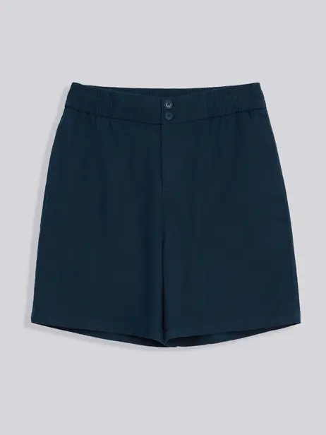 Quần Shorts Đũi Cạp Chun Cúc