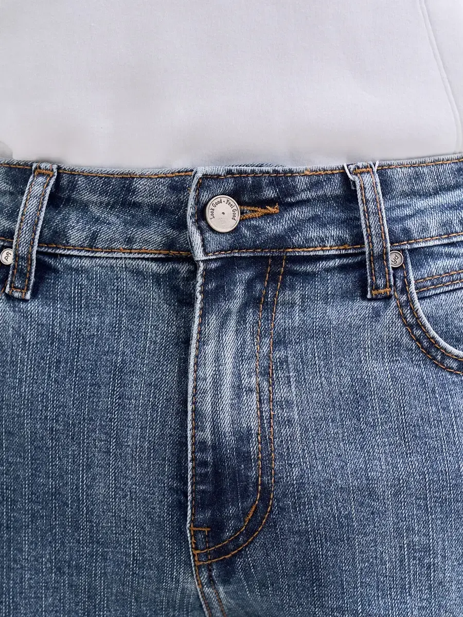 Quần Jeans Nam Slim Cotton Usa 71 - Xanh - 28