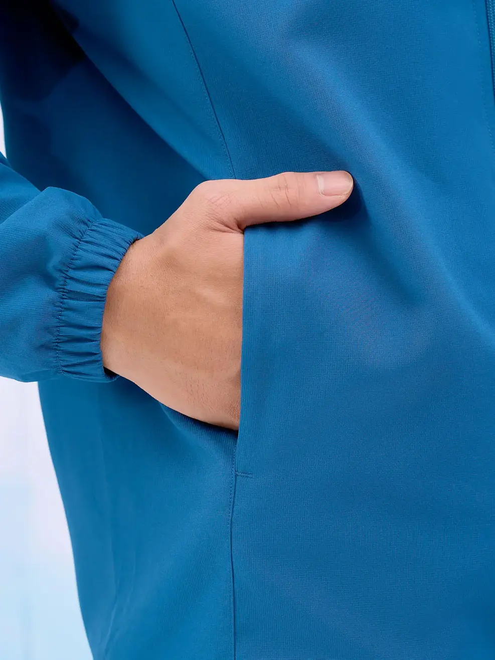 Áo khoác gió nam trượt nước thông minh - Xanh than - M