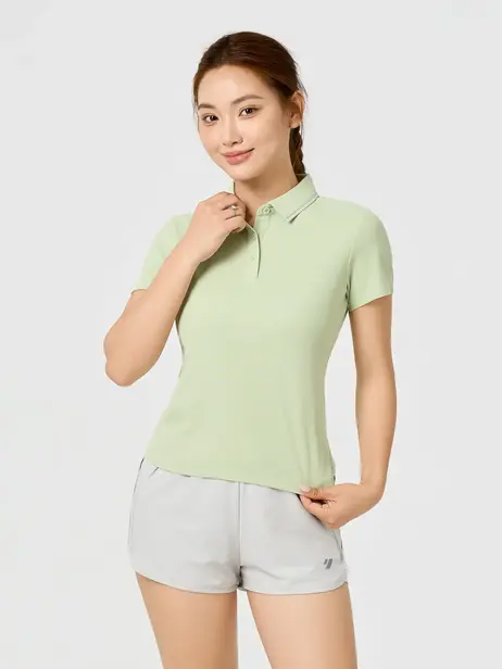 Áo Polo Thể Thao Nữ  Siêu Nhẹ Thoáng Khí Tôn Dáng Chống Nhăn
