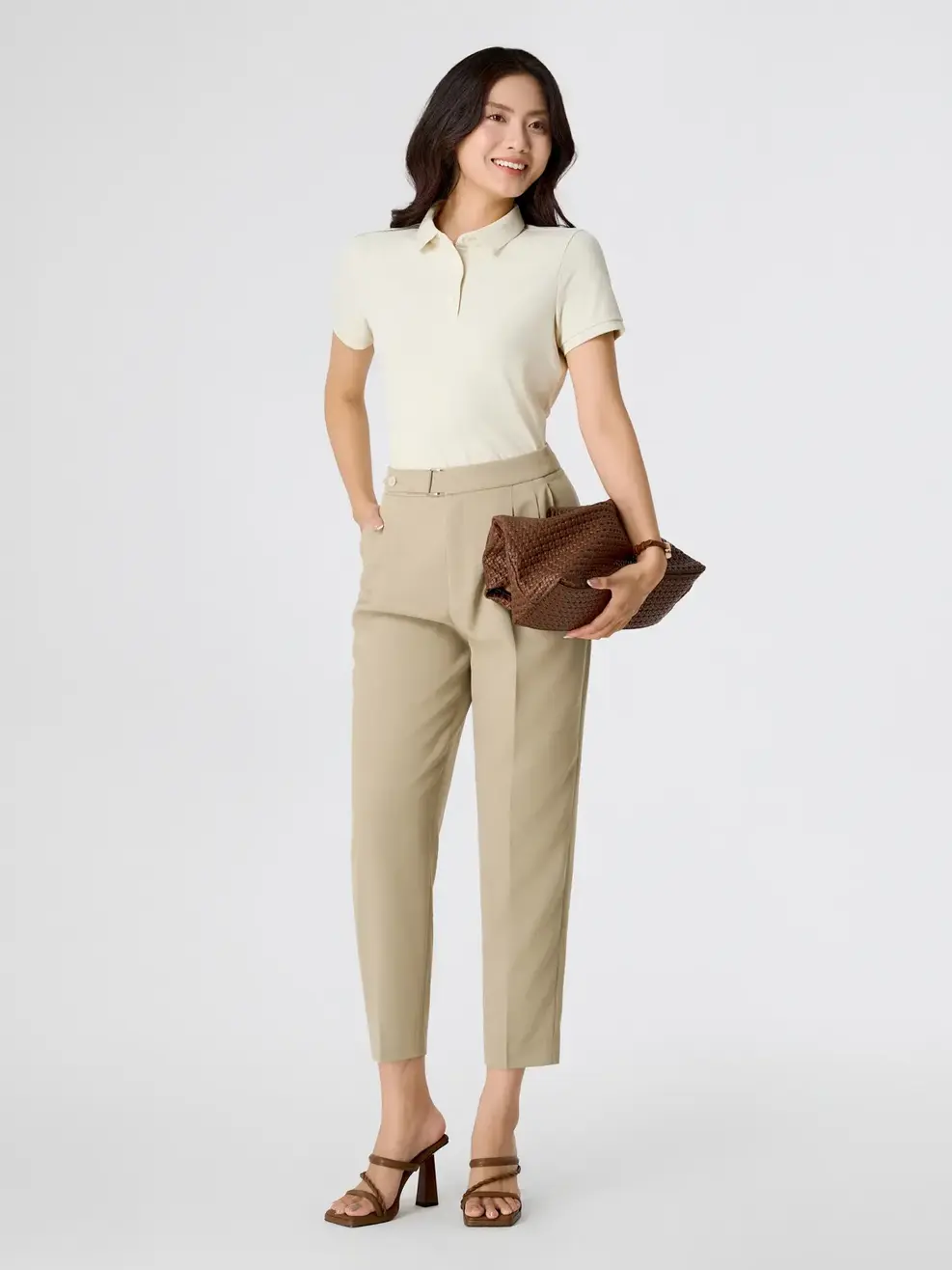 Áo Polo Thể Thao Waffle In Vai - BE 103 - XS