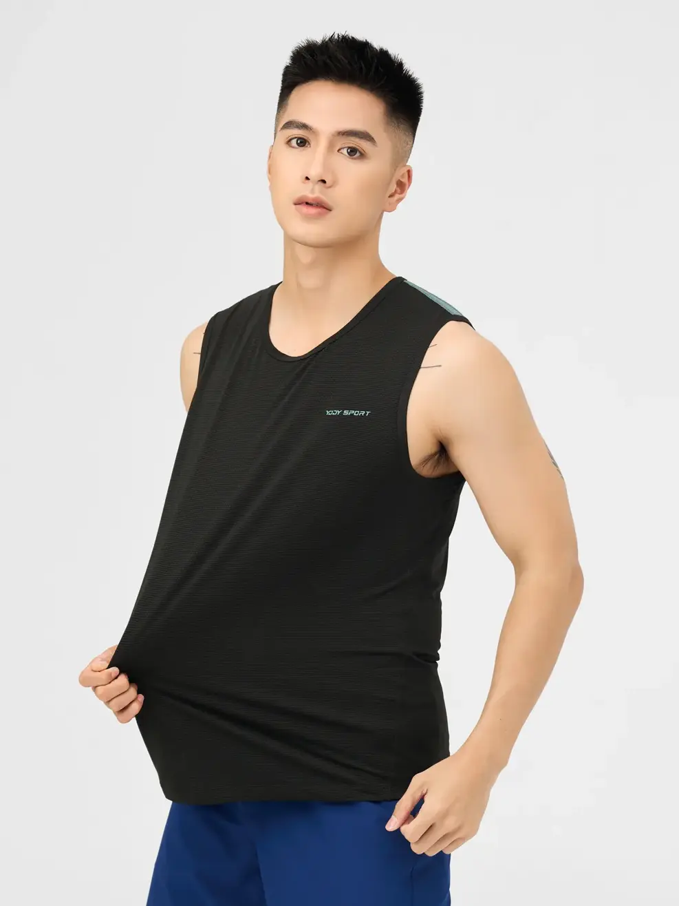 T-shirt Thể Thao Nam Tanktop - Đen - L