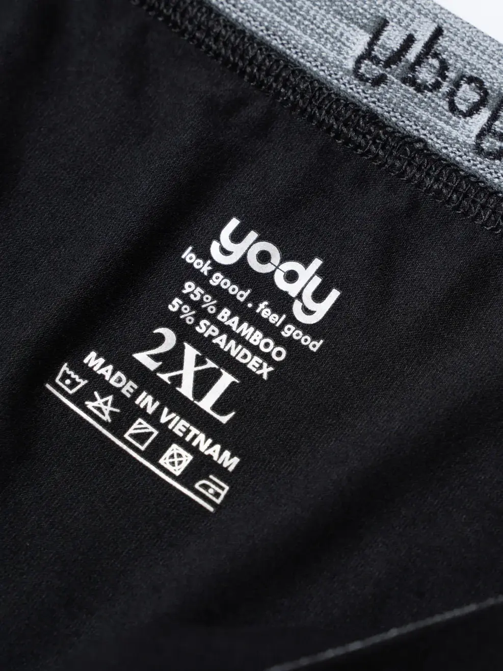 Quần lót nam brief bamboo siêu thoáng - Đen - M