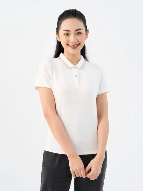 Áo Polo Nữ Mắt Chim Phối Bo-APN3340