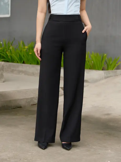 Quần Dài Nữ Kèm Đai Hai Bên Sườn ( Qan7020)