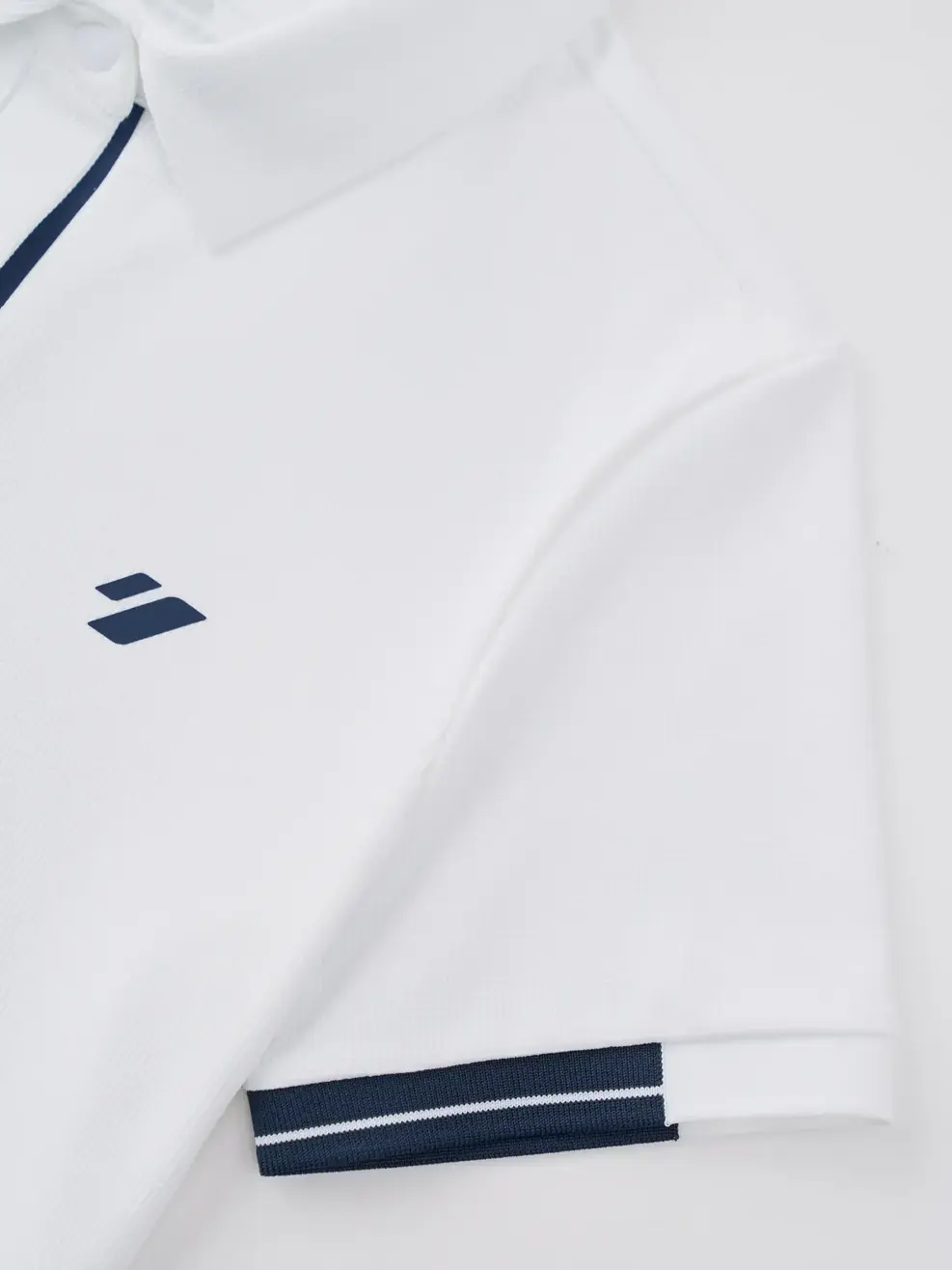 Áo Polo Thể Thao Waffle Phối Nẹp - White 004 - XS