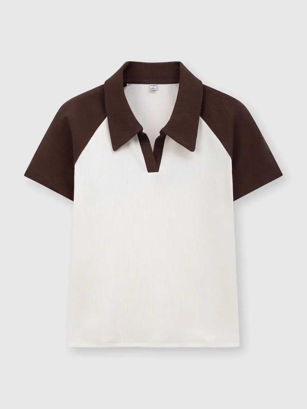 Áo Polo Nữ Slimfit Tay Raglan - NÂU 147 - S