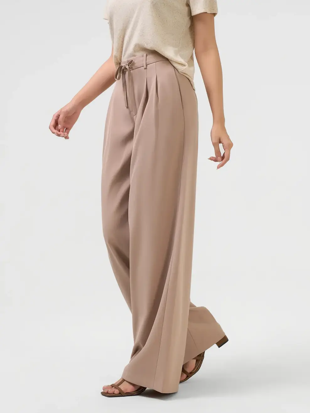 Quần Dài Suông Dây Rút Eo Súp Kép - BEE 004 - M
