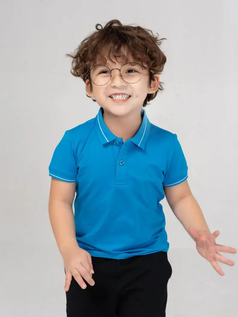 Áo Pima Kid_Xanh dương - 2