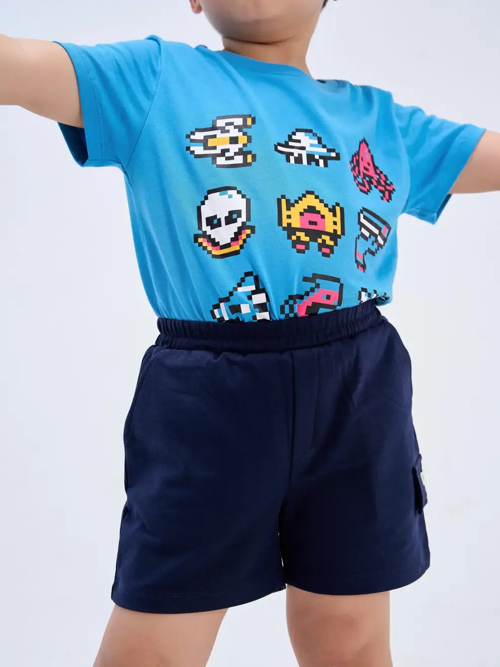 Sooc kid túi sườn - Tím than - 4