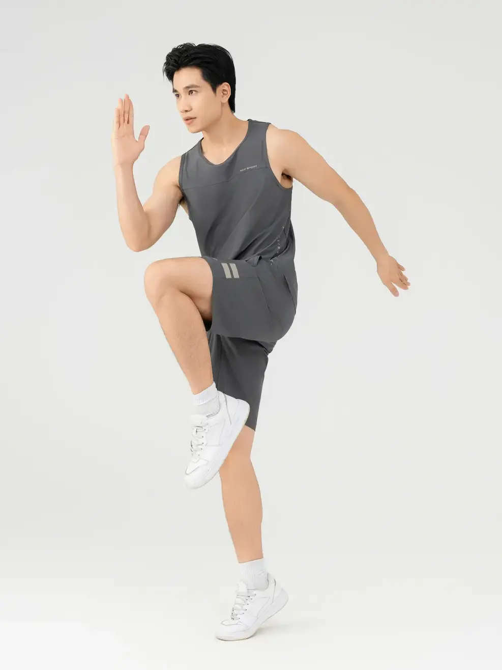 Quần Sooc Nam Yody Sport - Ghi - 29