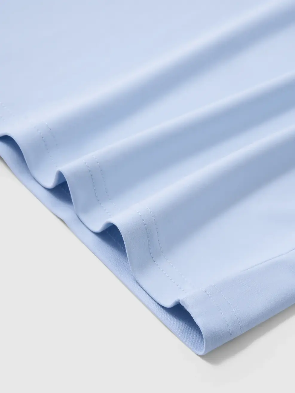 Áo Polo Nam Cổ V Phối Dây Dệt - XANH 012 - M