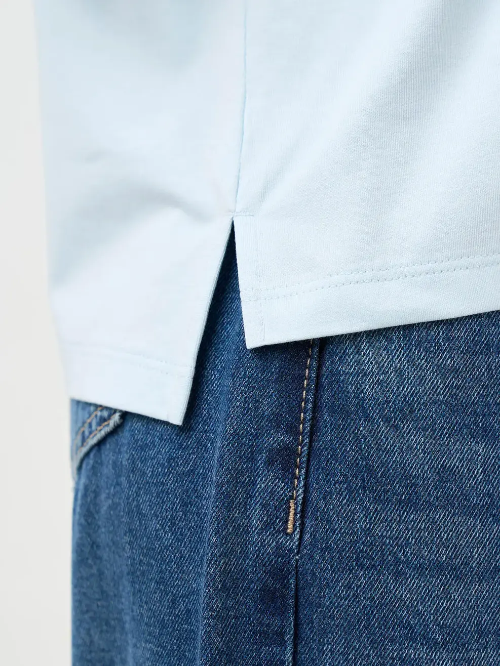 Áo Phông Nữ Boxy - BLUE 018 - XS